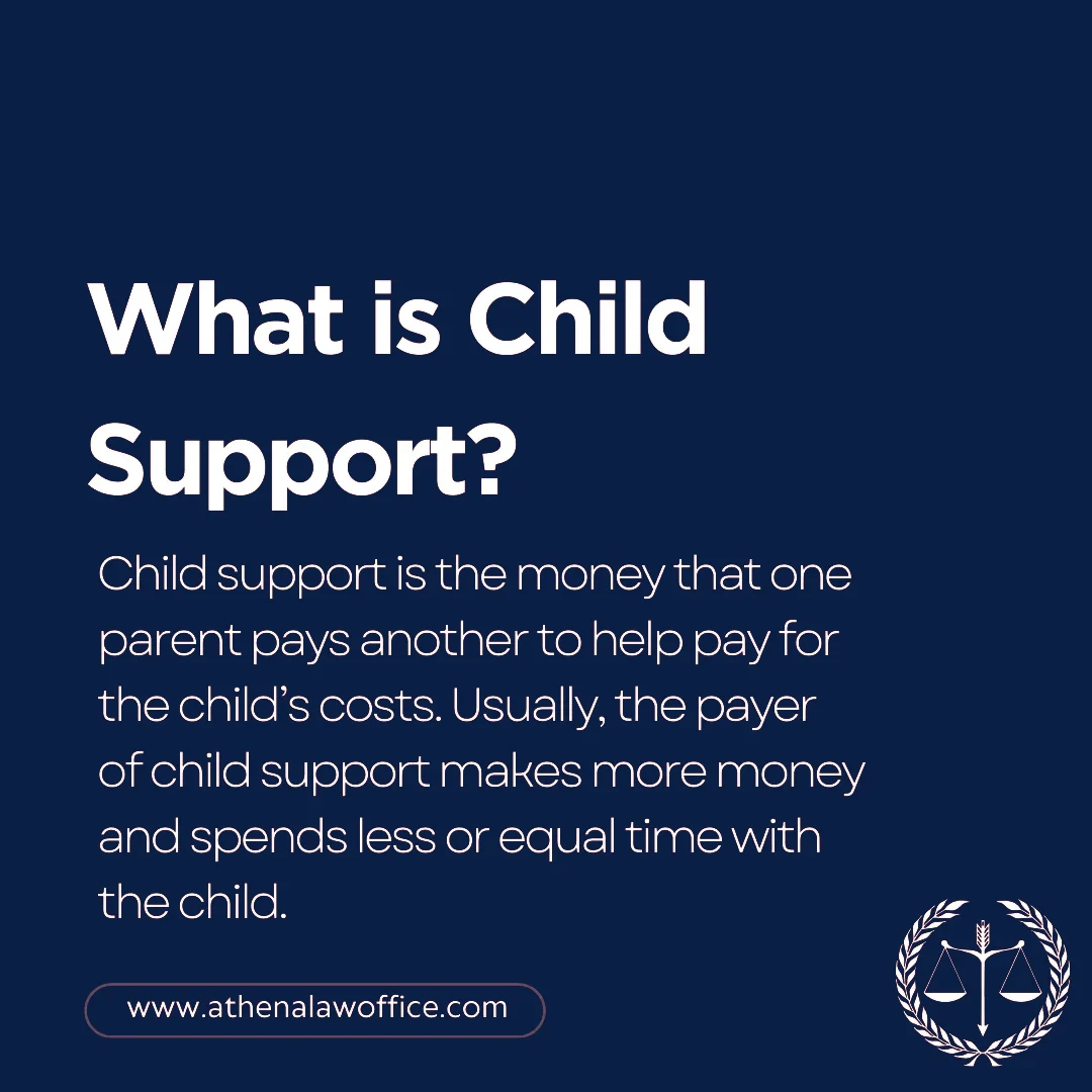 A definition post explaining what is child support