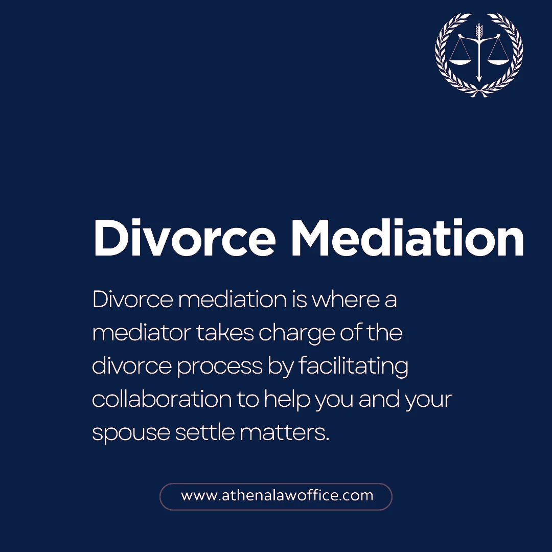 A definition post explaining what is divorce mediation