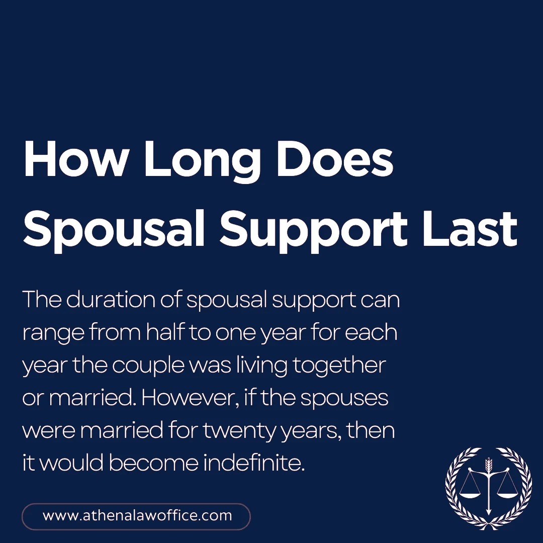 The answer to how long does spousal support last in ontario