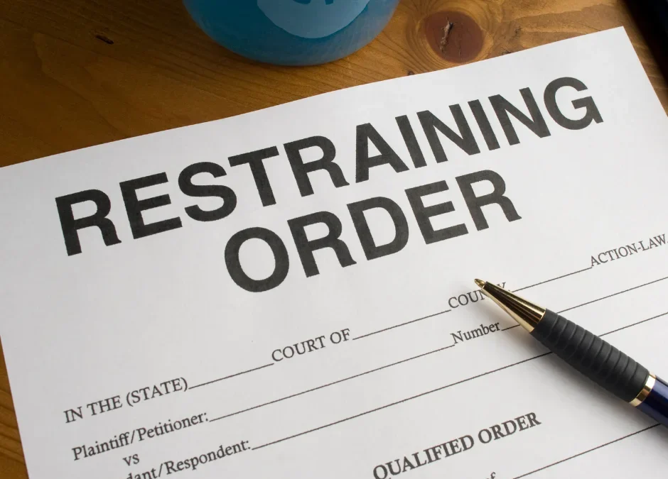 Legal paperwork required to obtain a restraining order in Ontario