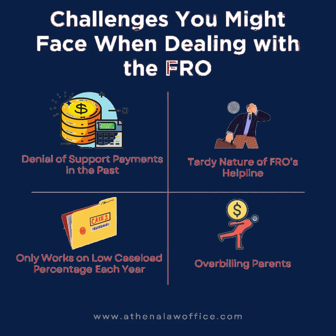 An infographic on the challenges faced when dealing with the FRO