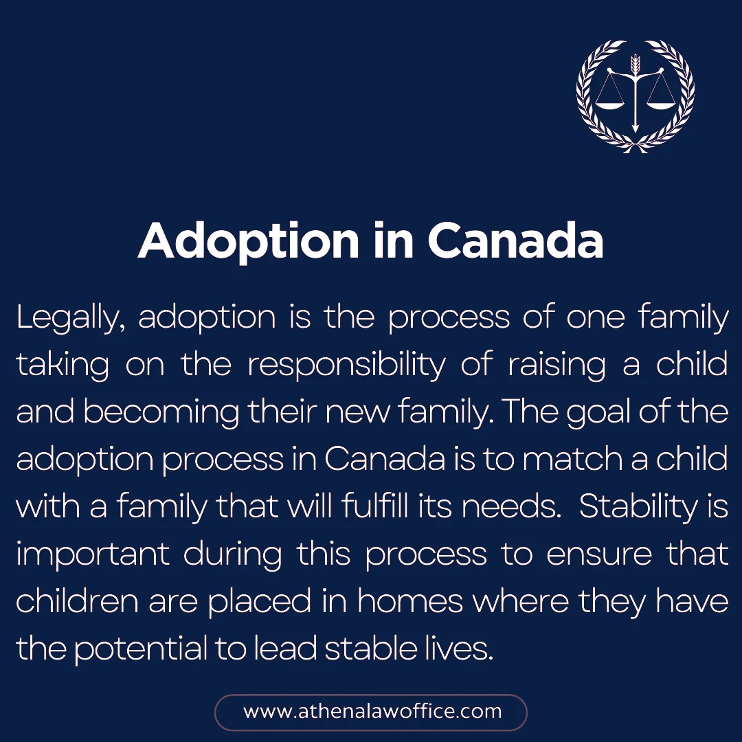 A definition post explaining what is adoption in Canada