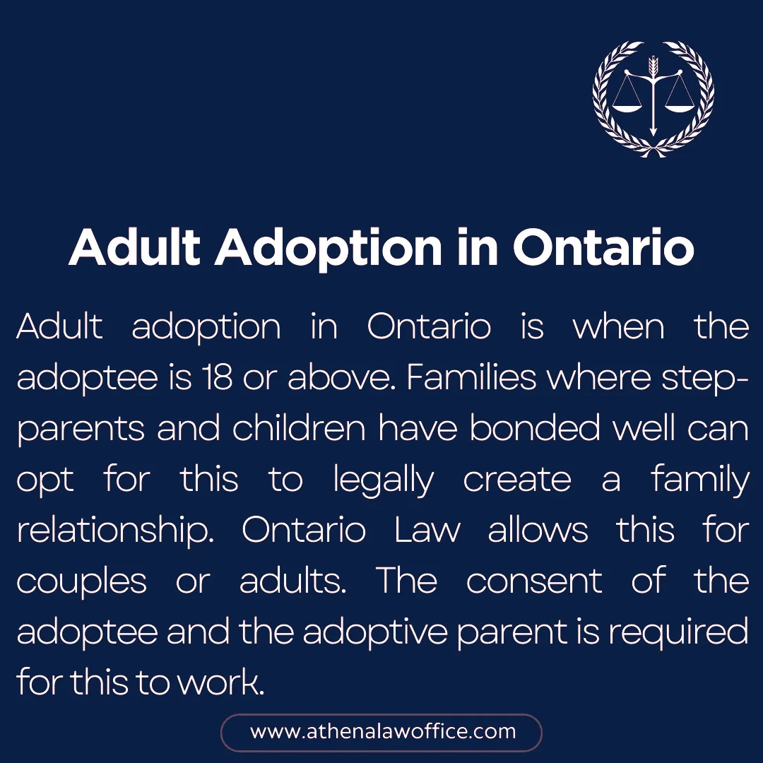 A definition post explaining what is adult adoption in Ontario