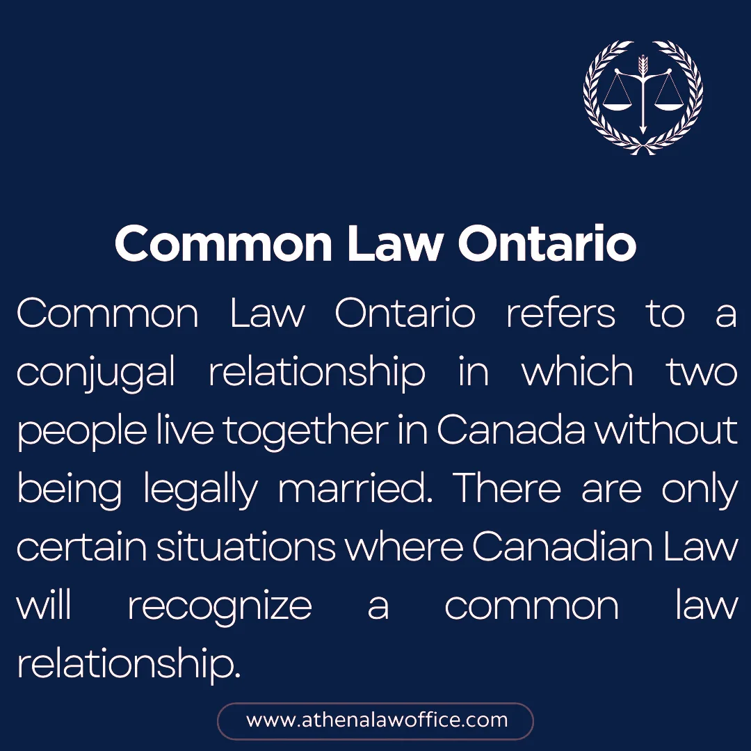 A definition post explaining what is common law Ontario