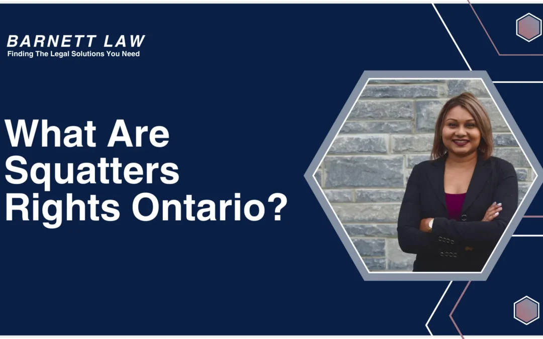 An illustration of what are squatters rights Ontario.