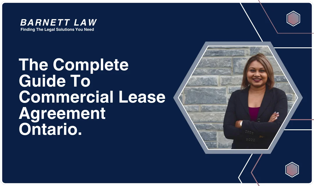 A guide about commercial lease agreement Ontario.
