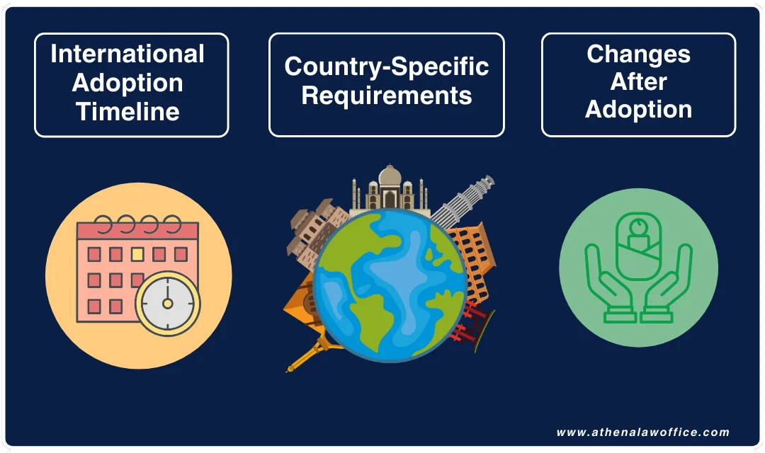 Things a licensed international adoption agency helps you with.